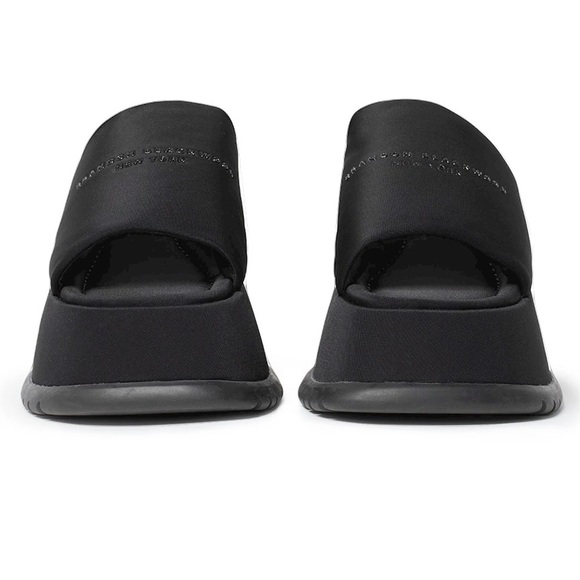 BRANDON BLACKWOOD platform slides - summer slides SIZE 37 Euro - 6.5 USA - Picture 2 of 4